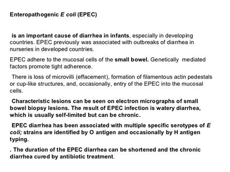 epec diarrhea treatment